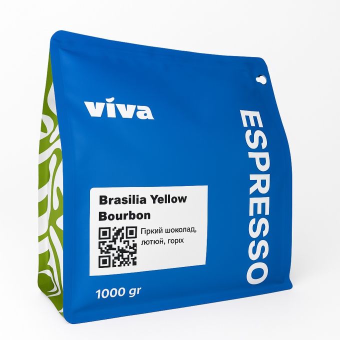 Кава  Viva Coffee Brasilia Yellow Bourbon