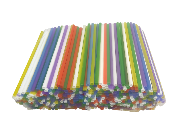 Трубочка-фреш для коктейлів кольорова 500шт.