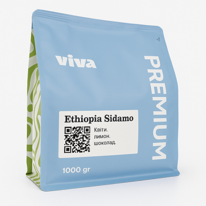 Кава Viva Coffee Ethiopia Sidamo